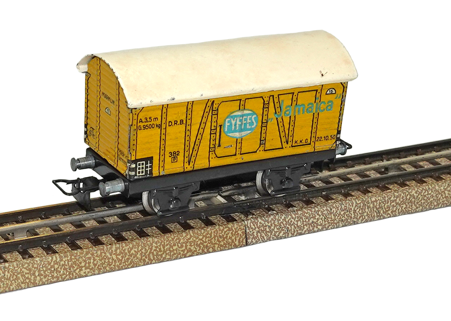 Märklin 382 Bananenwagen gelb