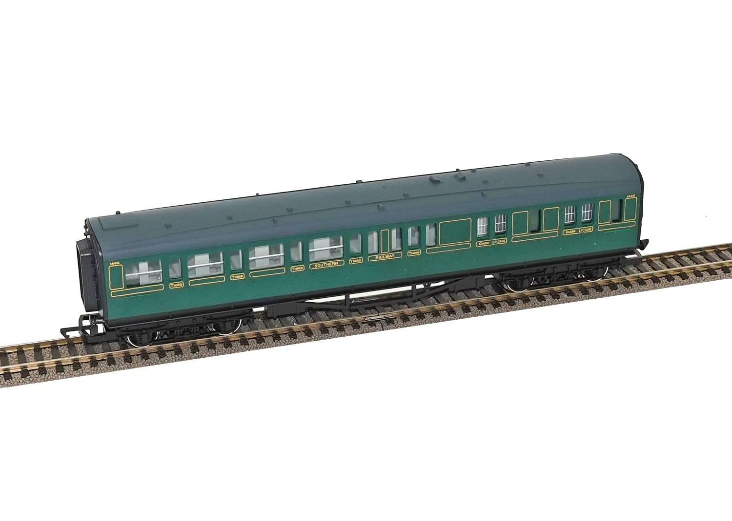 Hornby R432 SR Personenwagen 3. Klasse/Gepäckabteil 