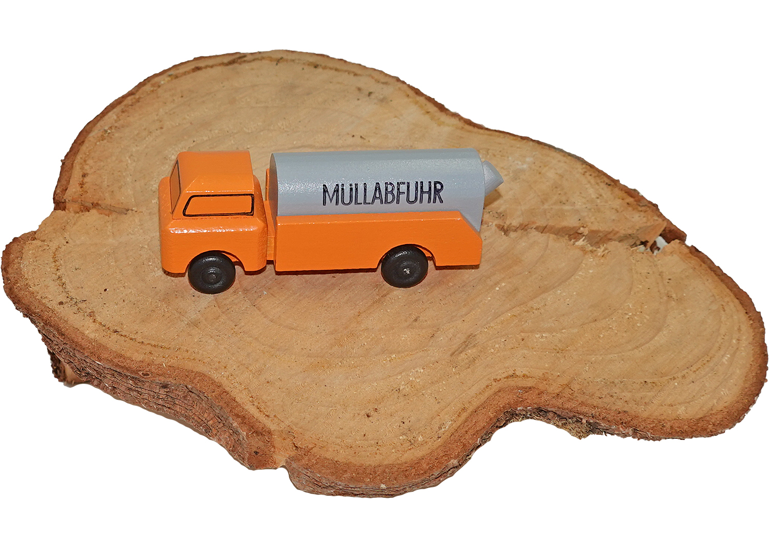 Erzgebirge Miniatur LKW Müllabfuhr