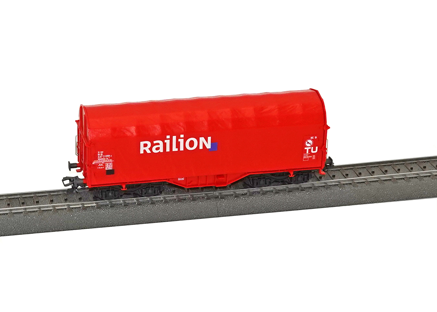 Märklin 00757 DB Railion Walzstahl-Coil-Transportwagen rot 