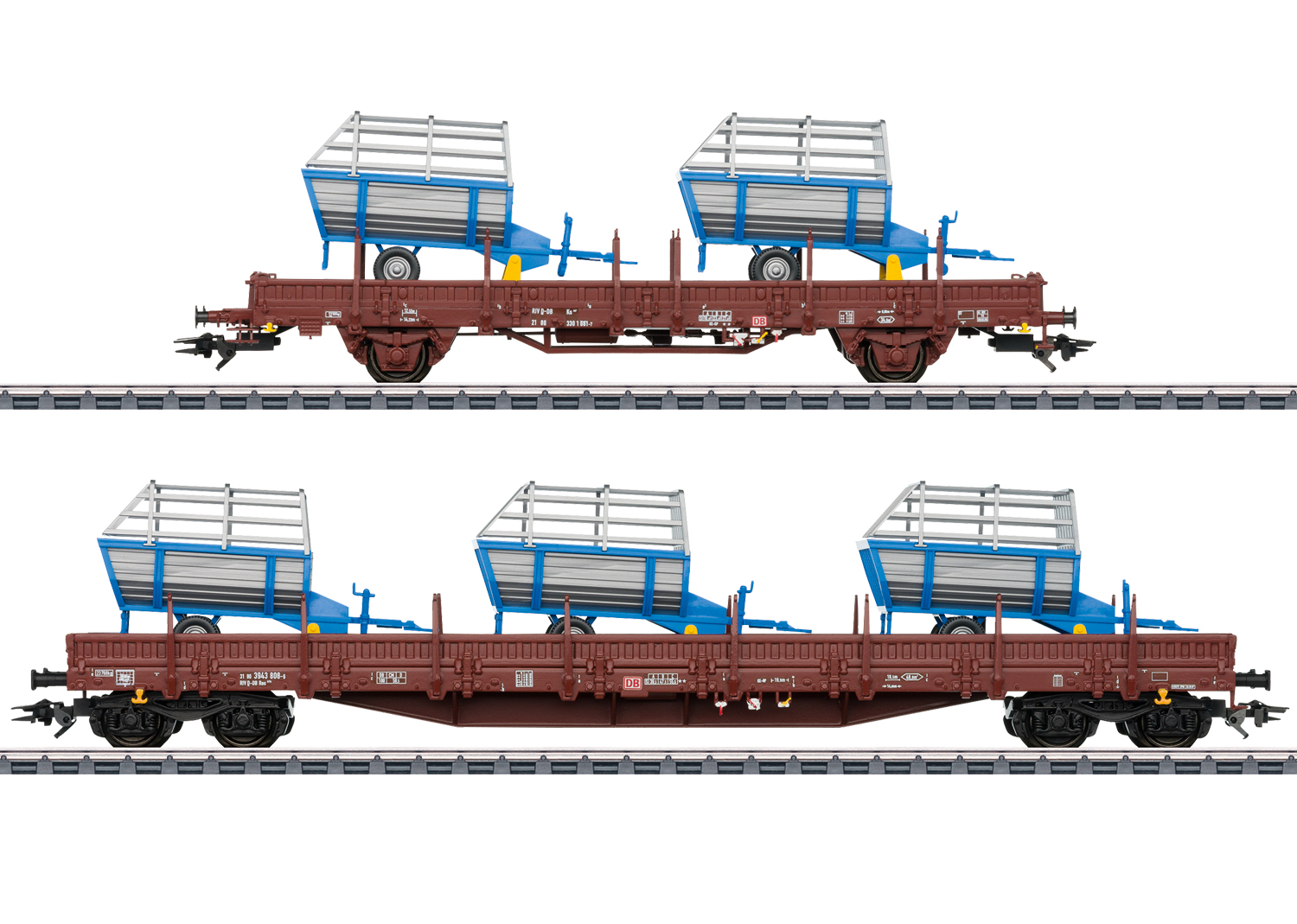 Märklin 46407 DB Güterwagen-Set 2 Landwirtschaftliche Geräte