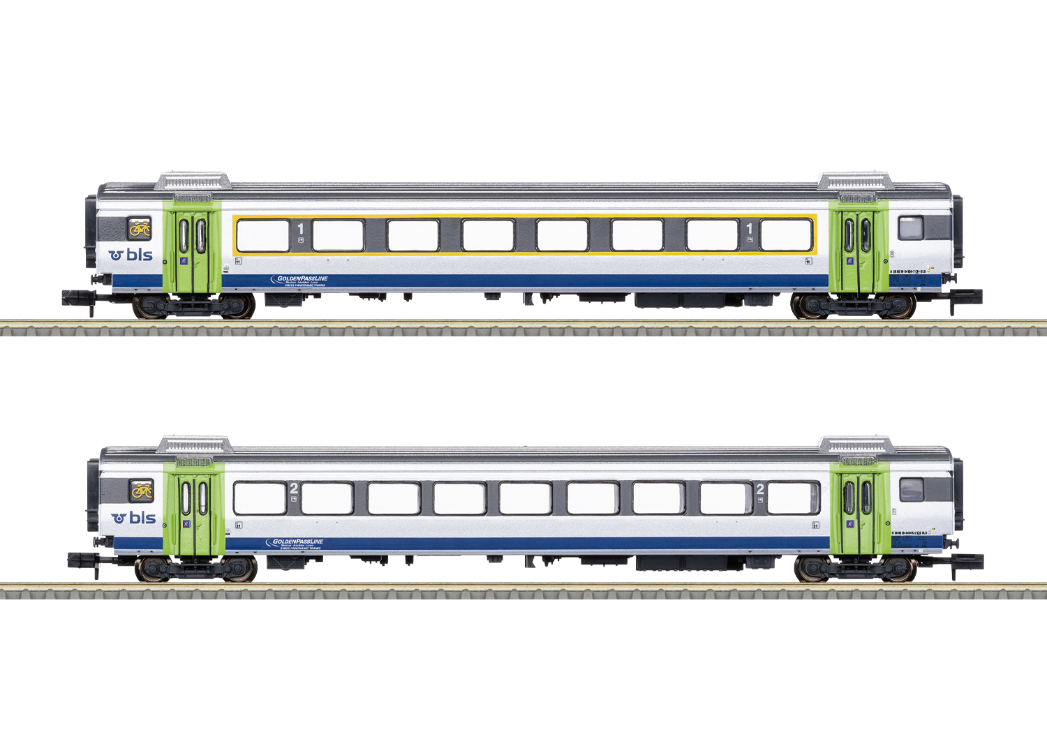 Minitrix 18294 BLS GoldenPassLine Wagen-Set 2-tlg. 