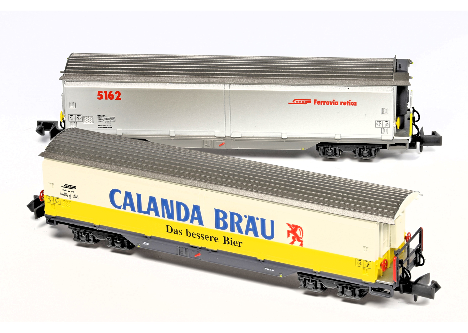 MDS 61011 RhB-Schiebewandwagen 2er-Set 5161 Calanda + 5162 RhB 