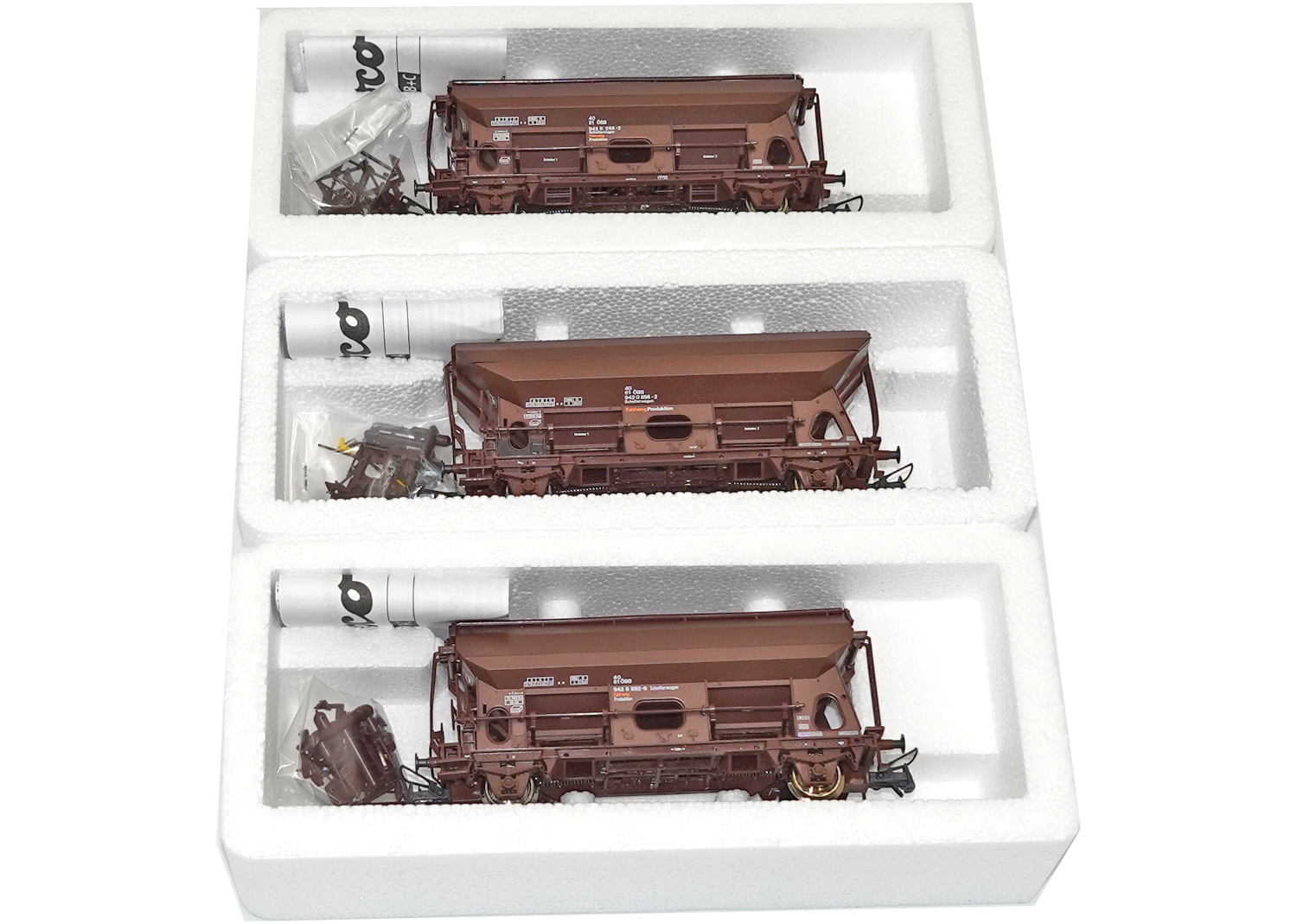 Roco 45977 ÖBB Schotterwagen-Set 3-teilig  