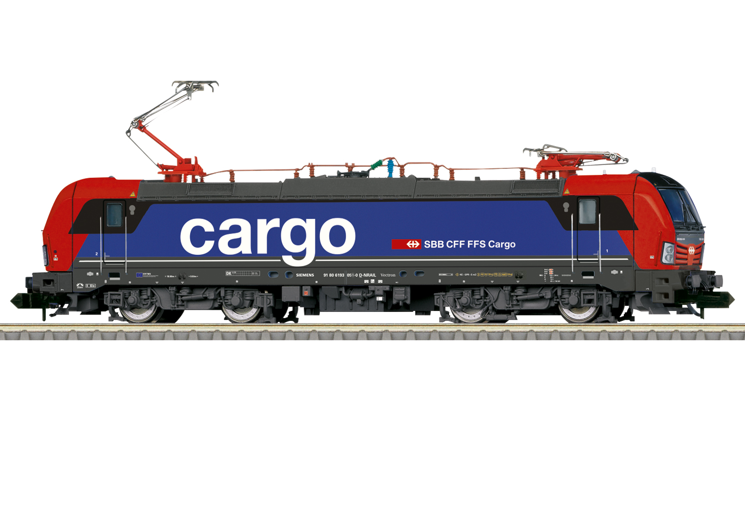 Minitrix 16837 SBB El-Lokomotive cargo Vectron 193