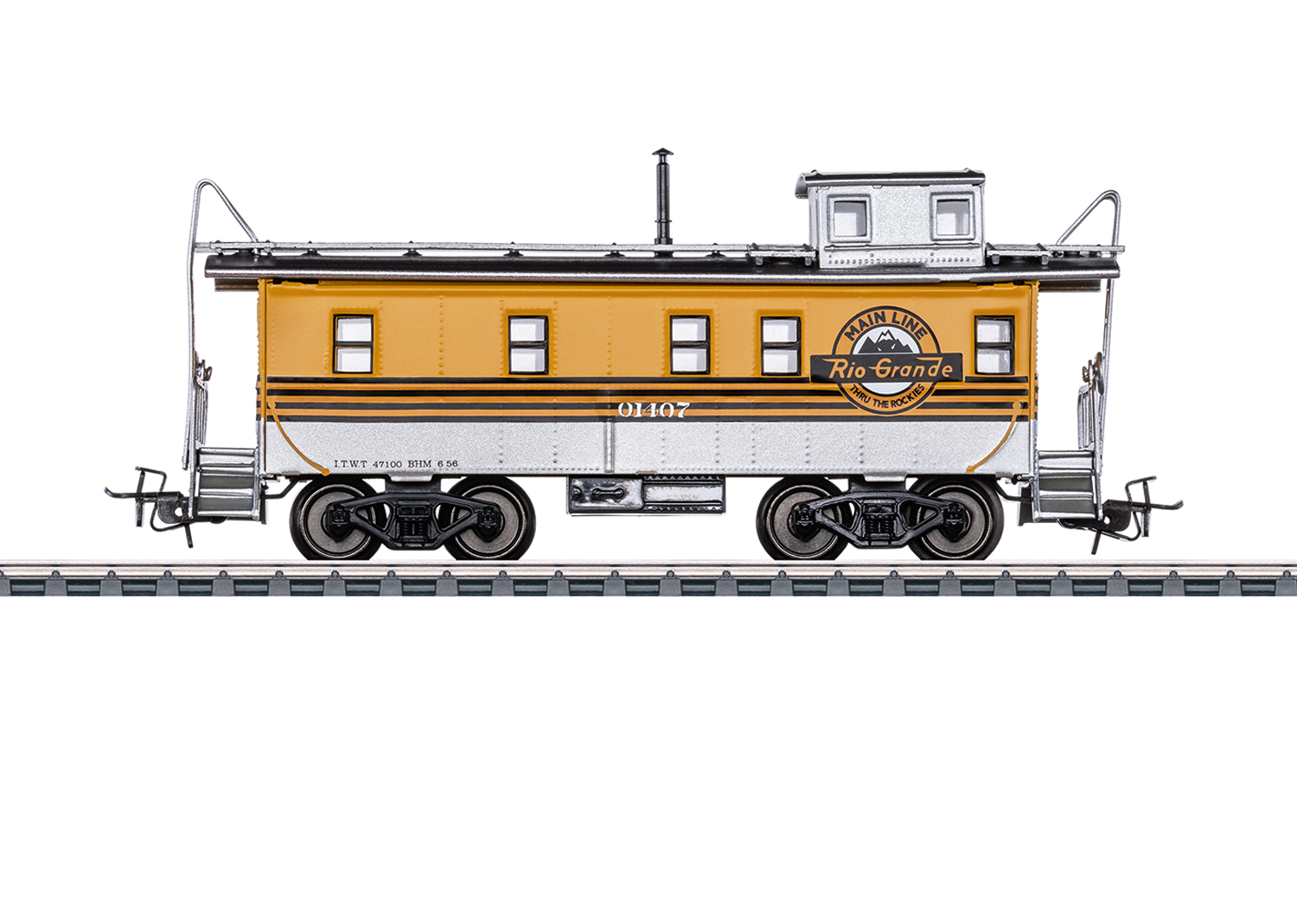 Märklin 45713 US-Güterzug-Begleitwagen Caboose Tin Plate 