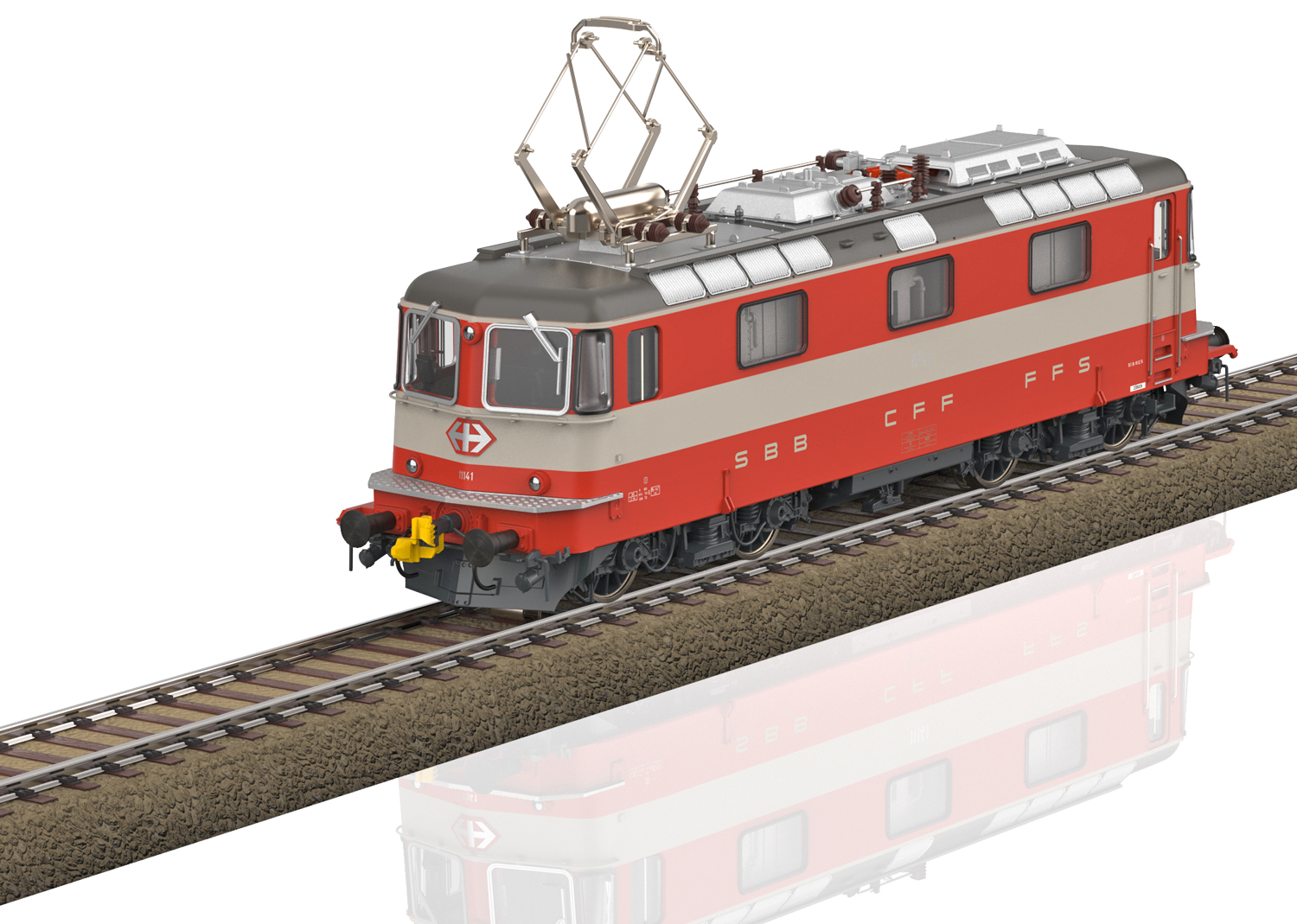 Trix 25420 SBB Swiss Express E-Lokomotive Re 4/4 II, 1. Bauserie  