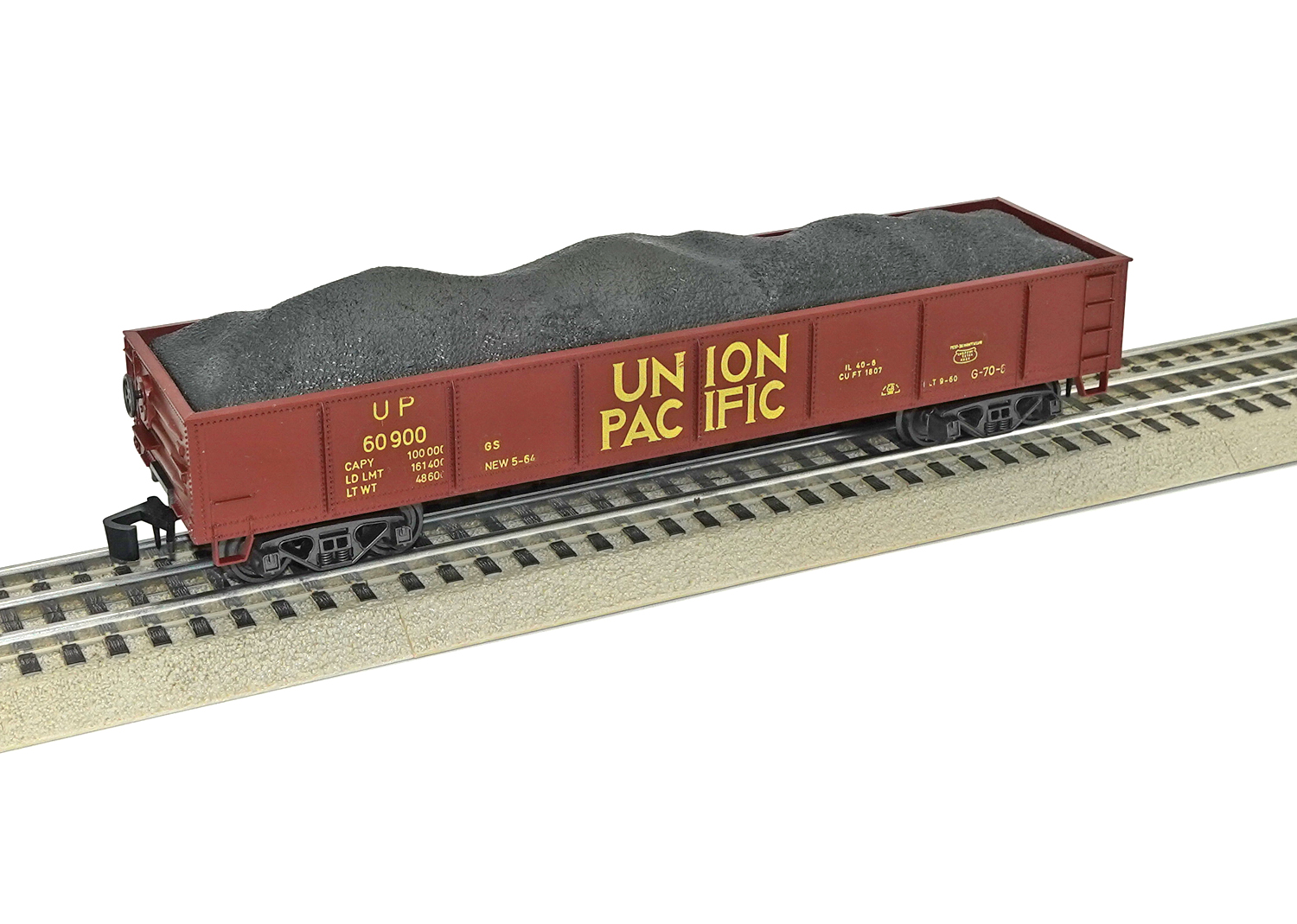 AHM 7304B Union Pacific Gondola with Coal Load braun