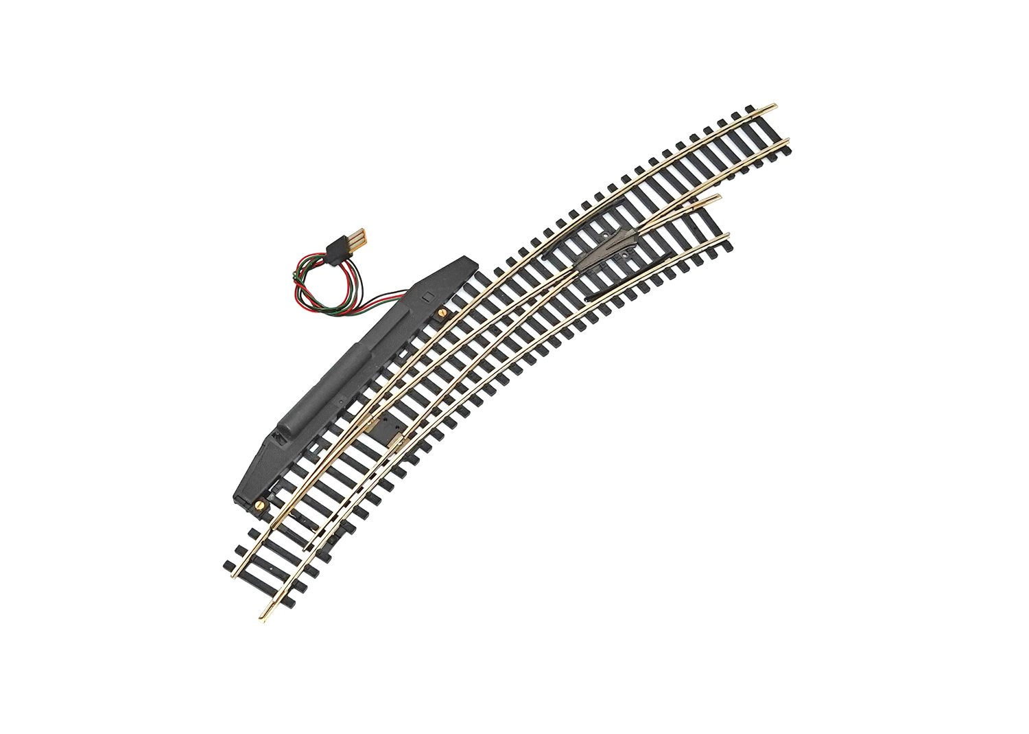 Roco 4517R elektr. Bogenweiche rechts R457,2 / R558,8 Profil 2,5mm  