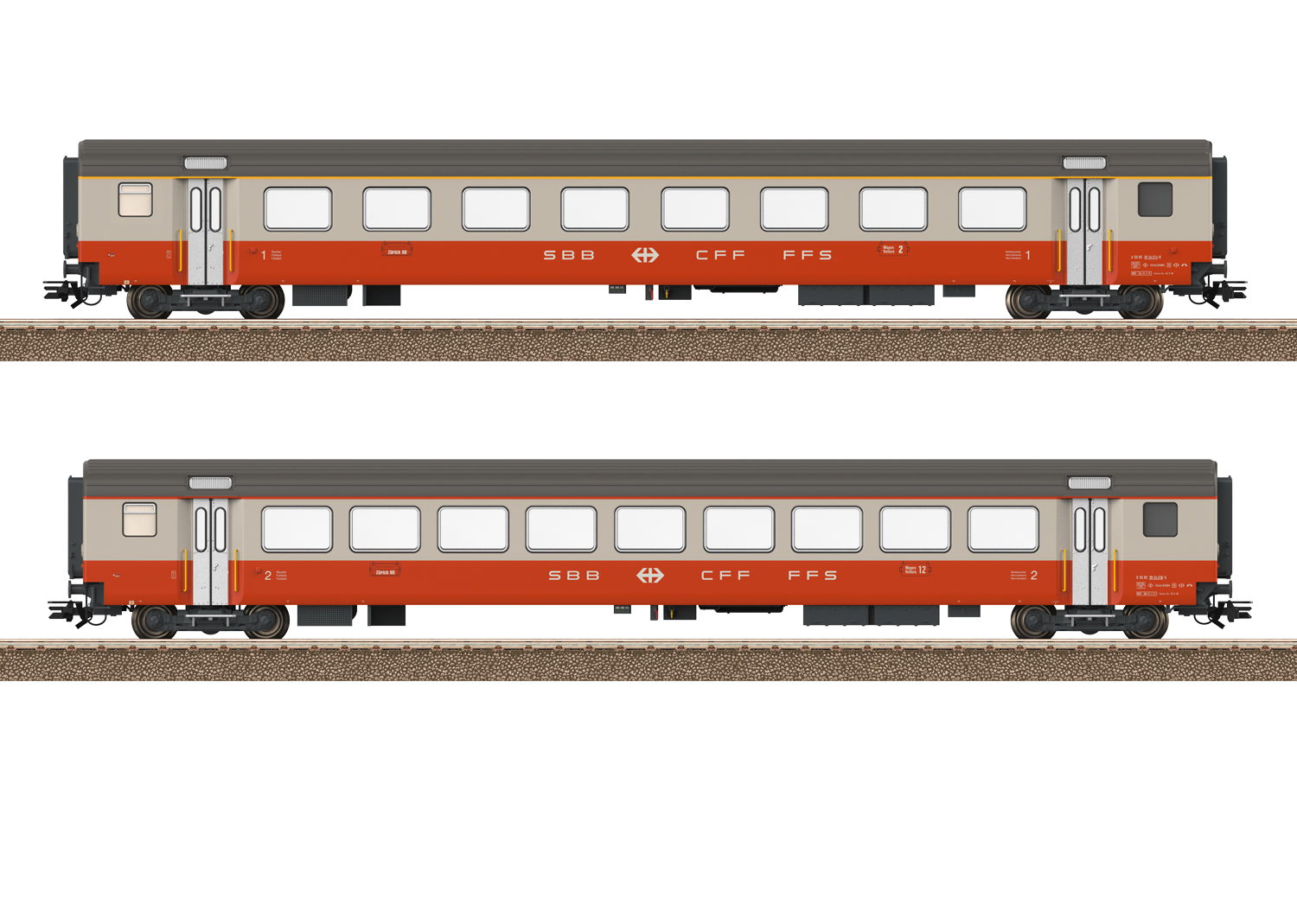 Trix 23691 SBB Swiss Express Personenwagen-Set 2.tlg.  