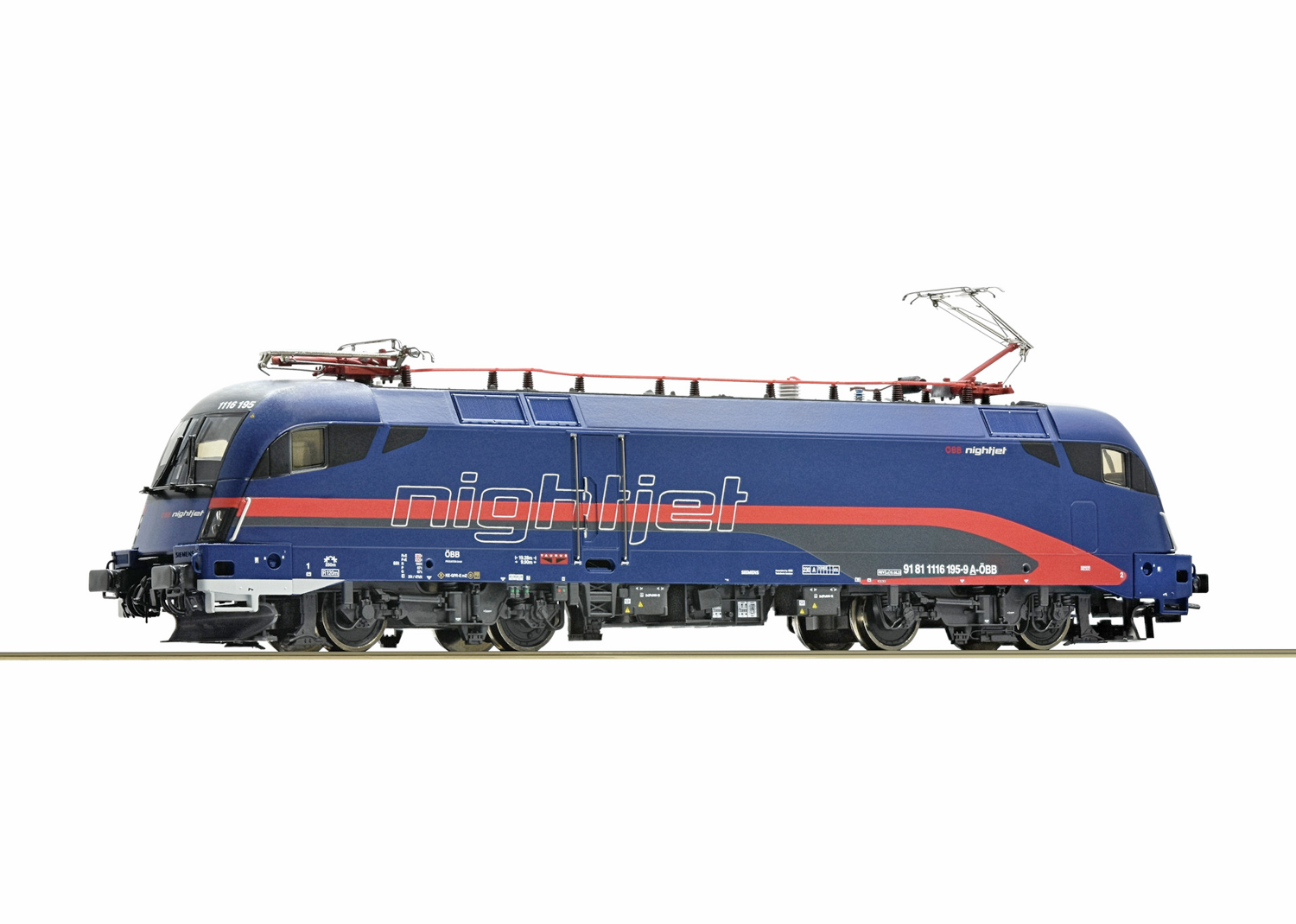 Roco 70496 ÖBB E-Lokomotive Nightjet 1116 195-9 DCC 