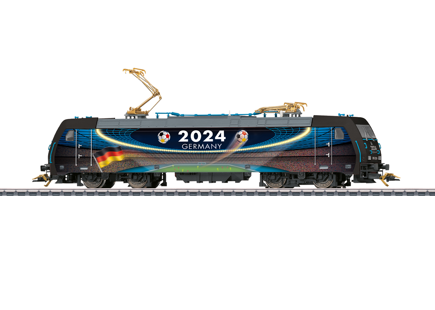 Märklin 36649 E-Lokomotive EM-Fussball 2024 Deutschland