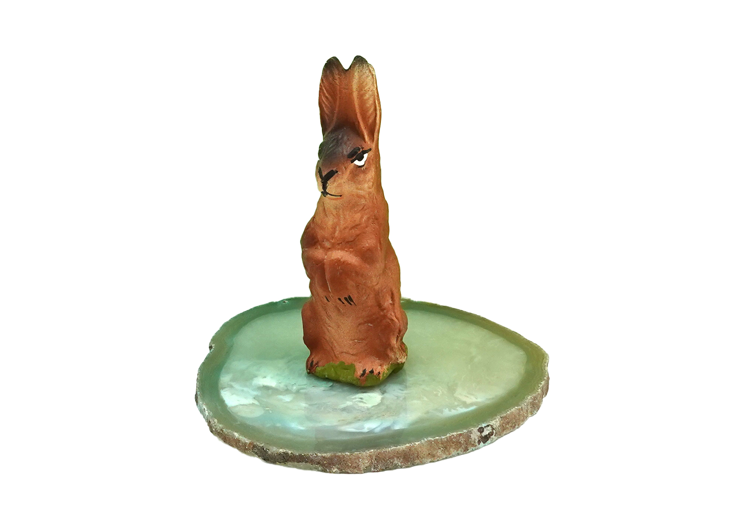 Osterhase aus Pappmaché 10cm