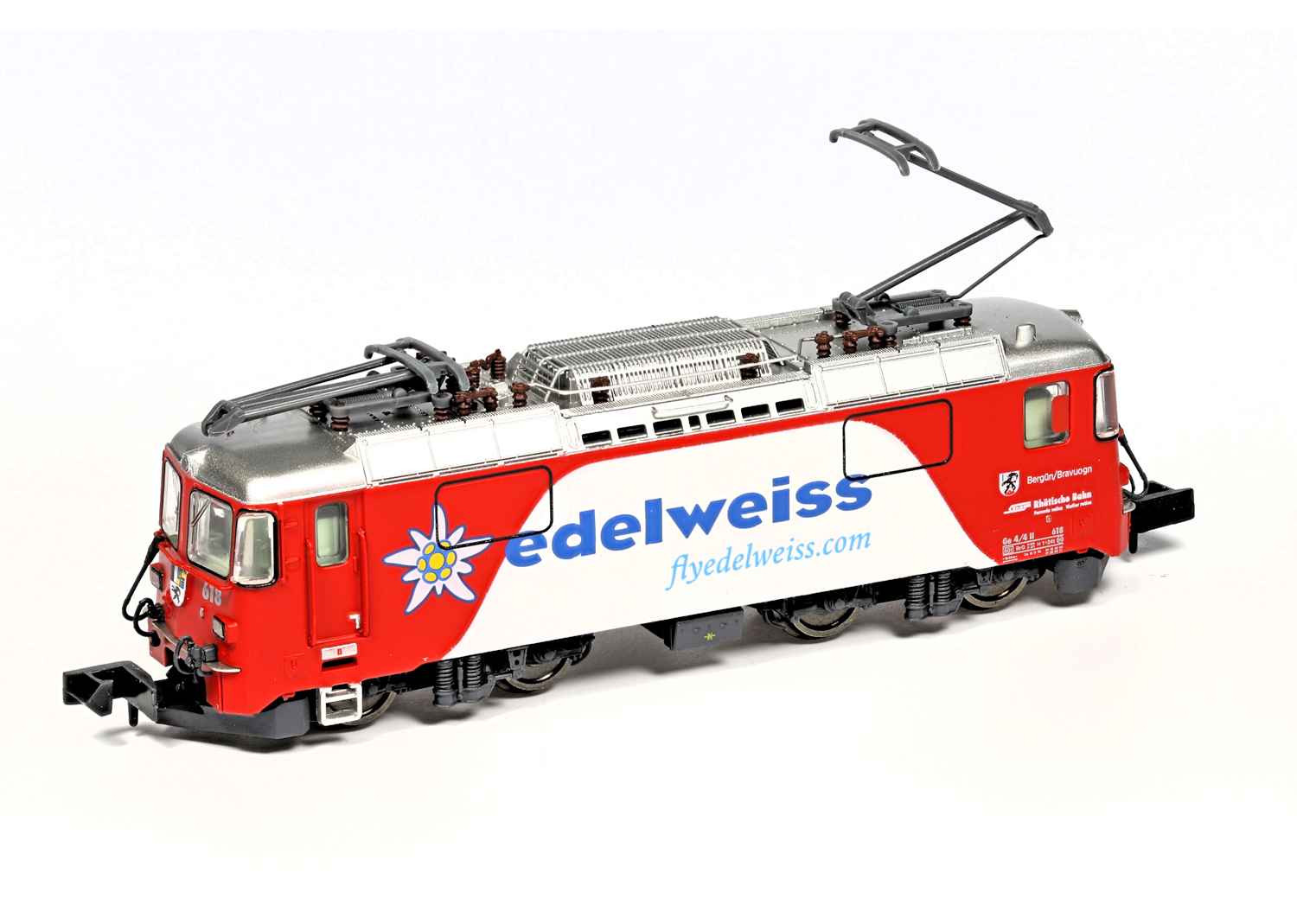 MDS 60013 RhB-Elok Ge4/4II 618 Bergün Edelweiss DC 