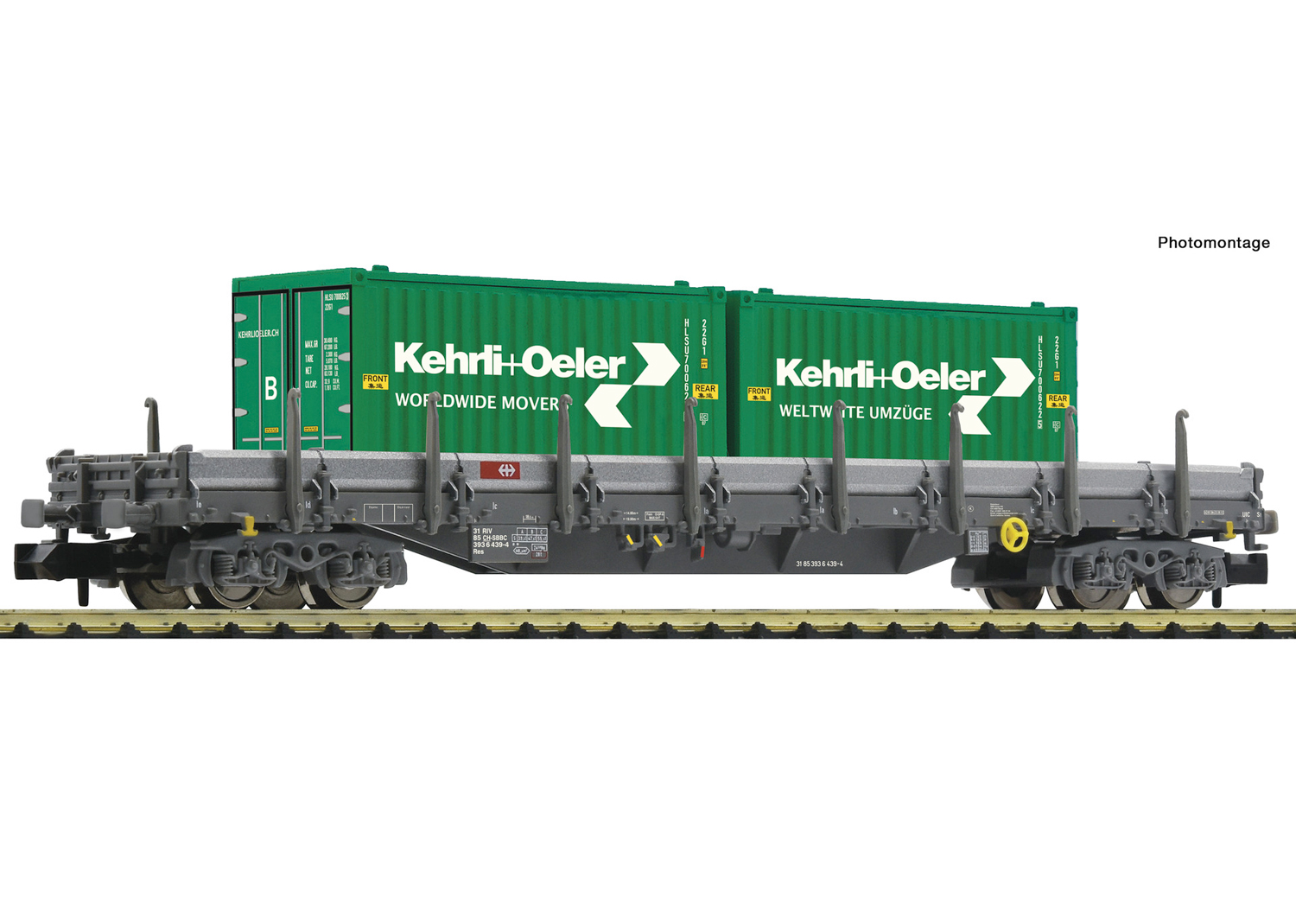 Fleischmann 6660092 SBB Rungenwagen Kehrli+Oeler 