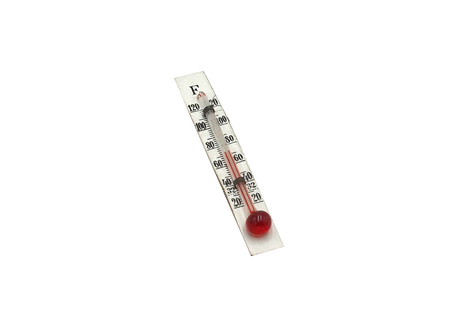 Puppenstuben Vintage Thermometer aus Glas antik