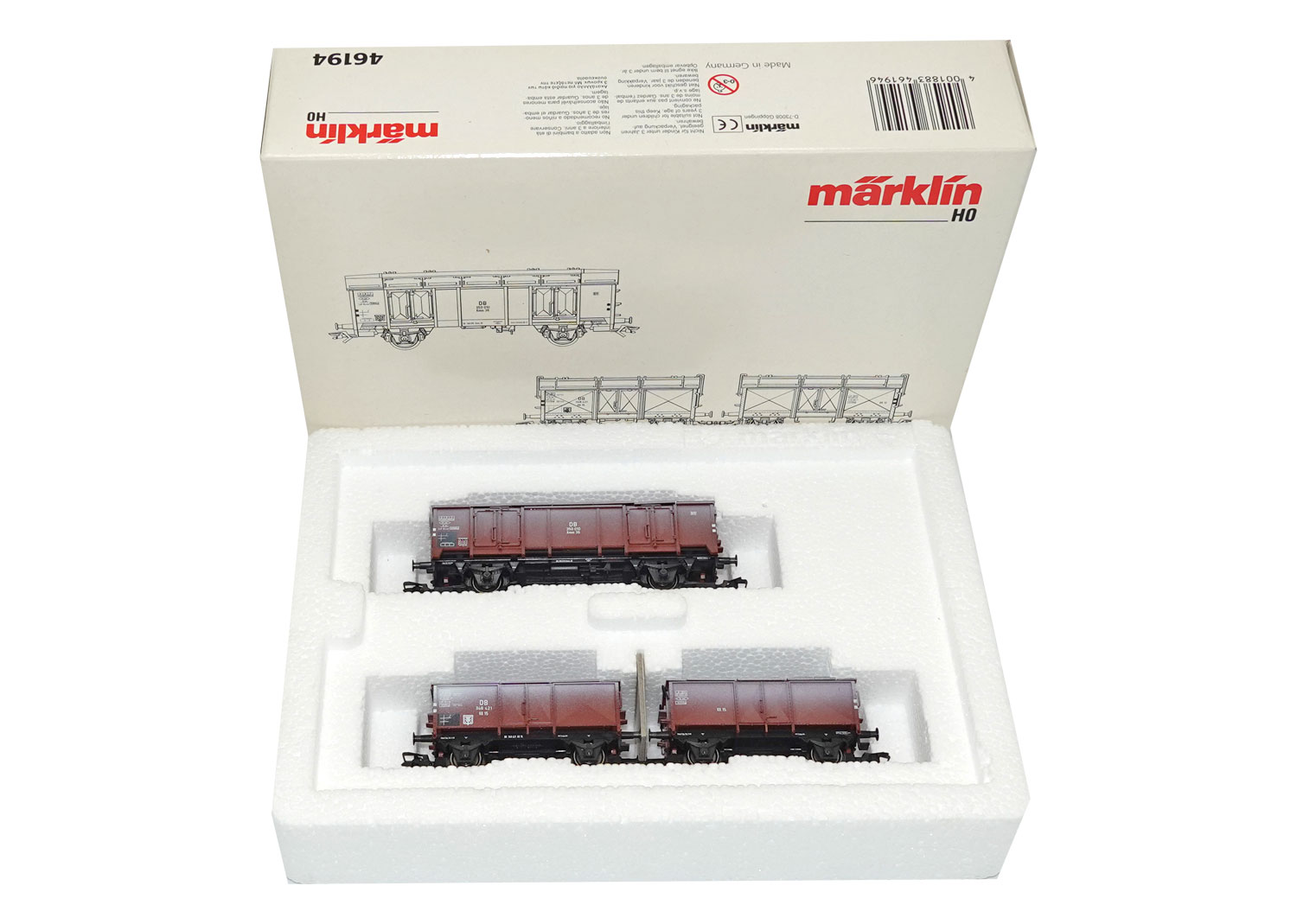 Märklin 46194 DB Wagen-Set Hochofen-Kalk 3-tlg. 