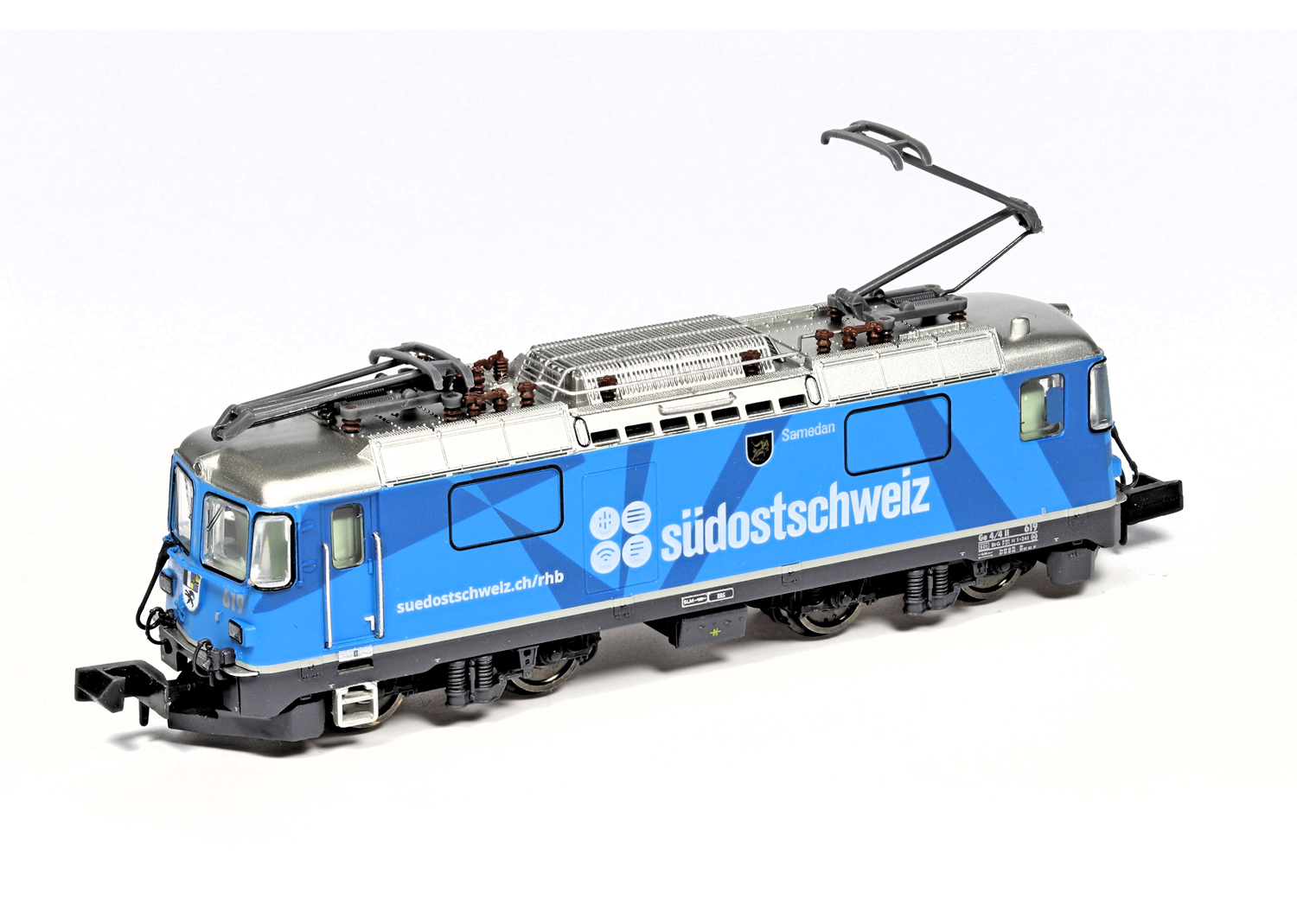 MDS 60015 RhB-Elok Ge4/4II 619 Samedan Südostschweiz DC 