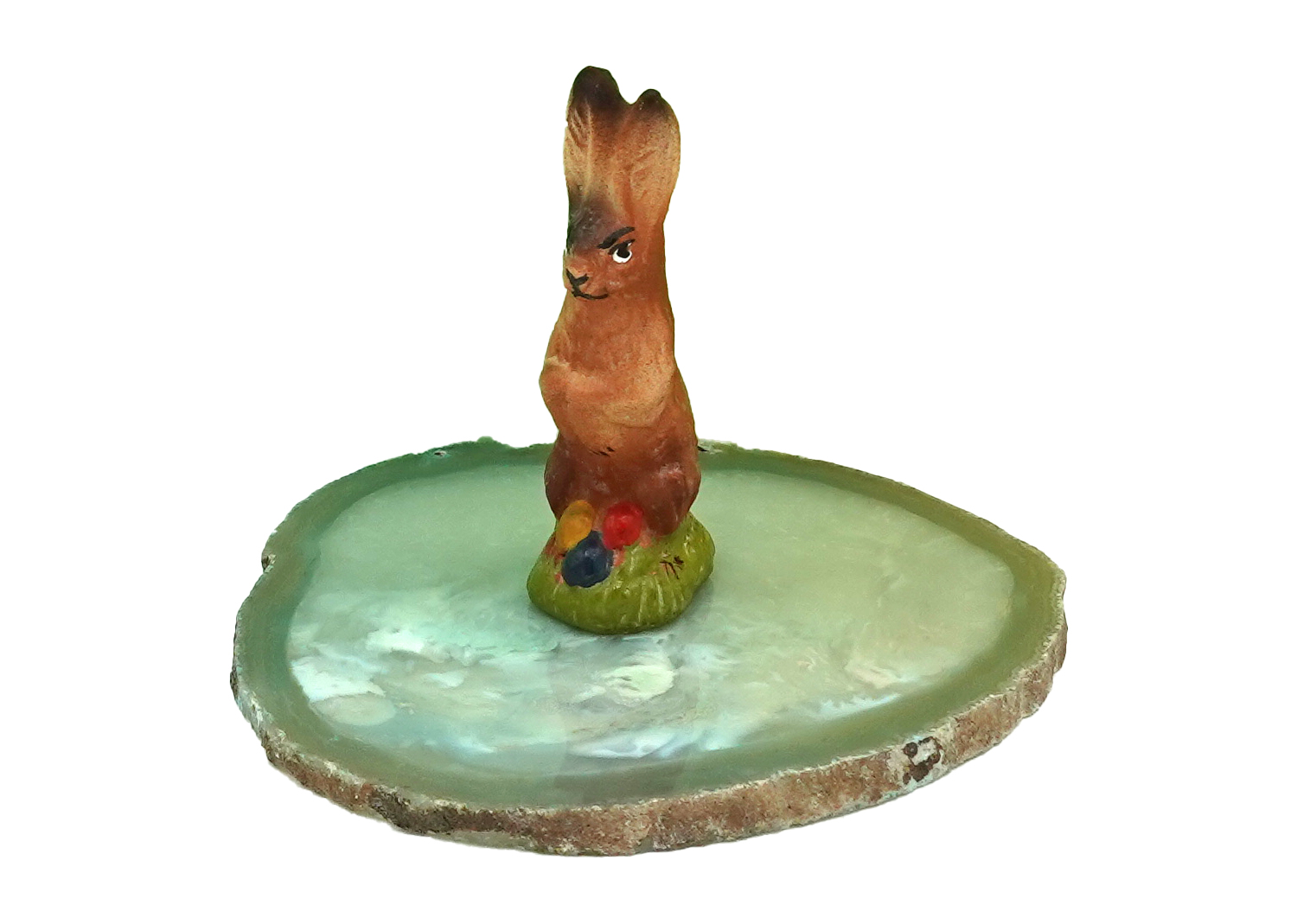 Osterhase aus Pappmaché 7,5cm